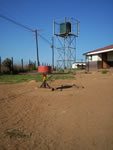 The Playpump and water tower